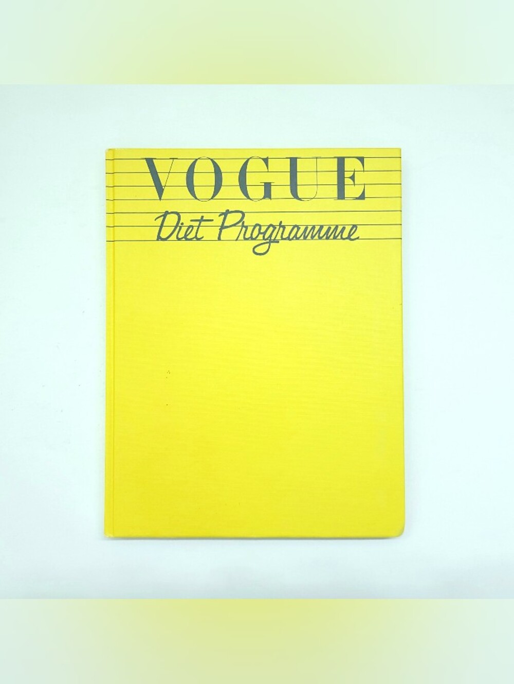 Vogue Diet Programme Book Vintage 1984 Hardcover Deborah Hutton